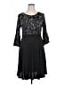 Reborn Paisley Black Cocktail Dress Size XL - photo 1