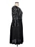 Reborn Paisley Black Cocktail Dress Size XL - photo 4