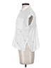 Rails Hearts White Sleeveless Button-Down Shirt Size XS - photo 5