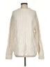 Assorted Brands Solid Ivory Turtleneck Sweater Size S - photo 1