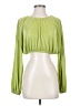 12th Tribe Green Long Sleeve Blouse Size S - photo 1