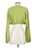 12th Tribe Green Long Sleeve Blouse Size S - photo 2