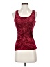 David Cline Burgundy Sleeveless Top Size S - photo 1