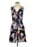 Adelyn Rae 100% Polyester Floral Blue Cocktail Dress Size S - photo 1