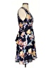 Adelyn Rae 100% Polyester Floral Blue Cocktail Dress Size S - photo 4