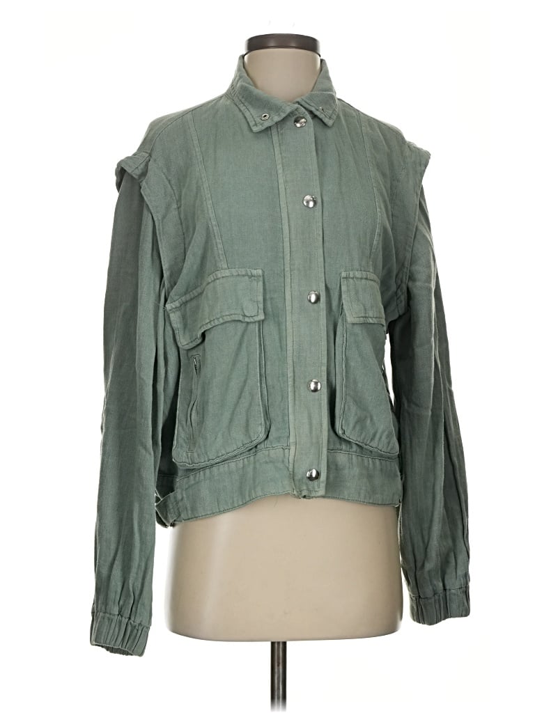 Pre-owned Blanknyc Blank Nyc Cardigan Sweater In Green