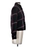 Rails 100% Rayon Argyle Black Long Sleeve Blouse Size XS - photo 4