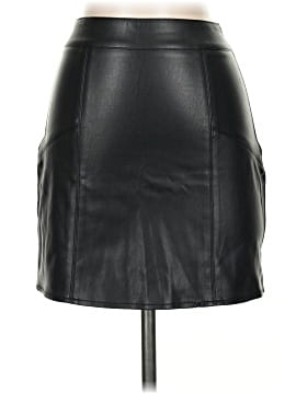 Tiger Mist Faux Leather Skirt
