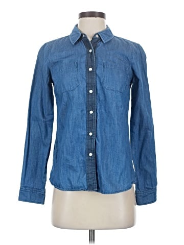 BCBGeneration Long Sleeve Button-Down Shirt (view 1)