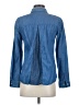 BCBGeneration 100% Cotton Blue Long Sleeve Button-Down Shirt Size XS - photo 2
