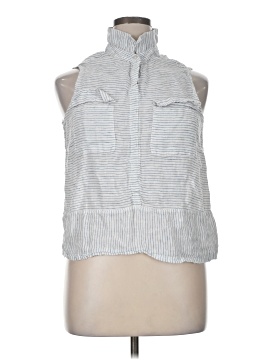 Adrienne Vittadini Sleeveless Button Down Shirt