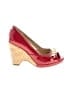 Elaine Turner Red Sandals Size 6 - photo 1