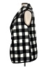 Assorted Brands 100% Polyester Checkered-gingham Gray White Vest Size XL (estimated) - photo 5
