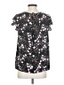 Ann Taylor LOFT Outlet 100% Polyester Black Short Sleeve Blouse Size XS - photo 2