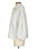 Max Studio Stripes Silver 3/4 Sleeve Blouse Size S - photo 5