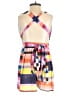 Mara Hoffman 100% Rayon Color Block Purple Romper Size S - photo 2