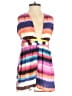 Mara Hoffman 100% Rayon Color Block Purple Romper Size S - photo 1