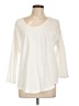 Lands' End Ivory 3/4 Sleeve Top Size L - photo 1