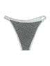 Unbranded Polka Dots Silver Swimsuit Bottoms Size M - photo 2