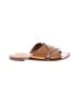 Foot Petals Tan Brown Sandals Size 37 1/2 - photo 1