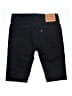 Levi's Solid Black Denim Shorts Size 33 waist - photo 2