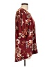 C established 1946 Burgundy Short Sleeve Blouse Size L - photo 4