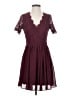Lulus 100% Polyester Burgundy Cocktail Dress Size S - photo 1