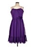 Alfred Angelo 100% Polyester Solid Purple Cocktail Dress Size 14 - photo 1