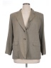 INC International Concepts Solid Gray Blazer Size 14W - photo 1