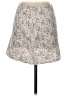 Shein 100% Polyester Floral White Casual Skirt Size S - photo 2