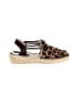 Picon Animal Print Brown Flats Size 6 1/2 - photo 1