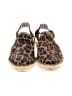 Picon Animal Print Brown Flats Size 6 1/2 - photo 2