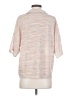 Le Lis Stripes Pink Short Sleeve Blouse Size S - photo 2