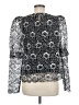 Tuckernuck 100% Polyester Silver Long Sleeve Blouse Size M - photo 2