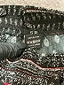 SR 100% Rayon Print Black Casual Pants Size L - photo 7