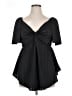 Shein Curve Black Short Sleeve Top Size 14 Plus (1) - photo 1