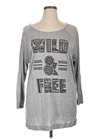 Freebird 3/4 Sleeve T-Shirt (view 1)