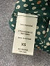 West Kei 100% Polyester Green Long Sleeve Blouse Size XS - photo 8