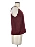 Allison 100% Polyester Burgundy Tank Top Size S - photo 4
