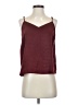 Allison Joy 100% Polyester Burgundy Tank Top Size S - photo 1
