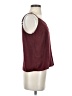 Allison Joy 100% Polyester Burgundy Tank Top Size S - photo 4