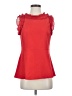 Ann Taylor 100% Polyester Red Sleeveless Top Size 2 - photo 1