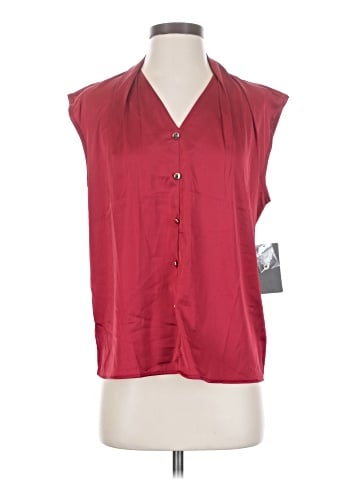 Fifty Street Sleeveless Button-Down Shirt (view 1)