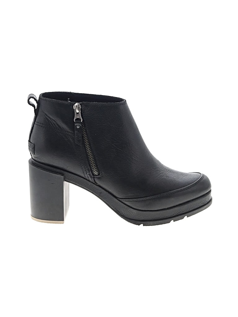 Pre-owned Sorel Ankle Boots In Black