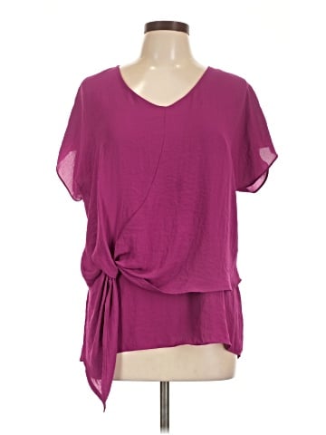 a.n.a. A New Approach Short Sleeve Blouse (view 1)