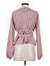 Shein Pink Long Sleeve Blouse Size 2 - photo 2