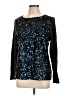 Talbots Outlet 100% Polyester Black Long Sleeve Blouse Size L - photo 1