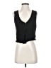 Isalis 100% Cotton Black Sleeveless Blouse Size M - photo 1