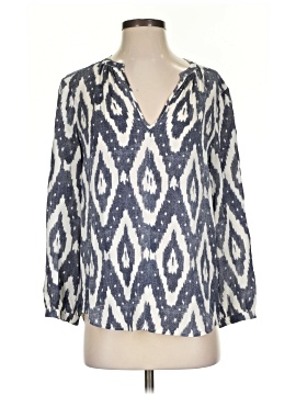 J.Crew Collection 3/4 Sleeve Silk Top