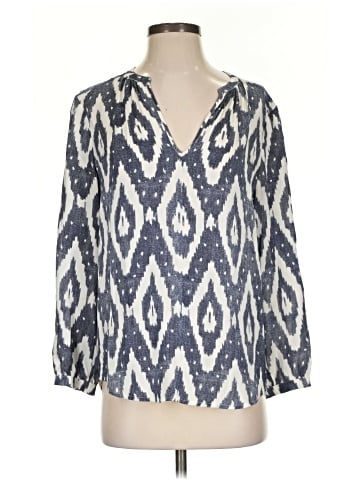 J.Crew Collection 3/4 Sleeve Silk Top (view 1)